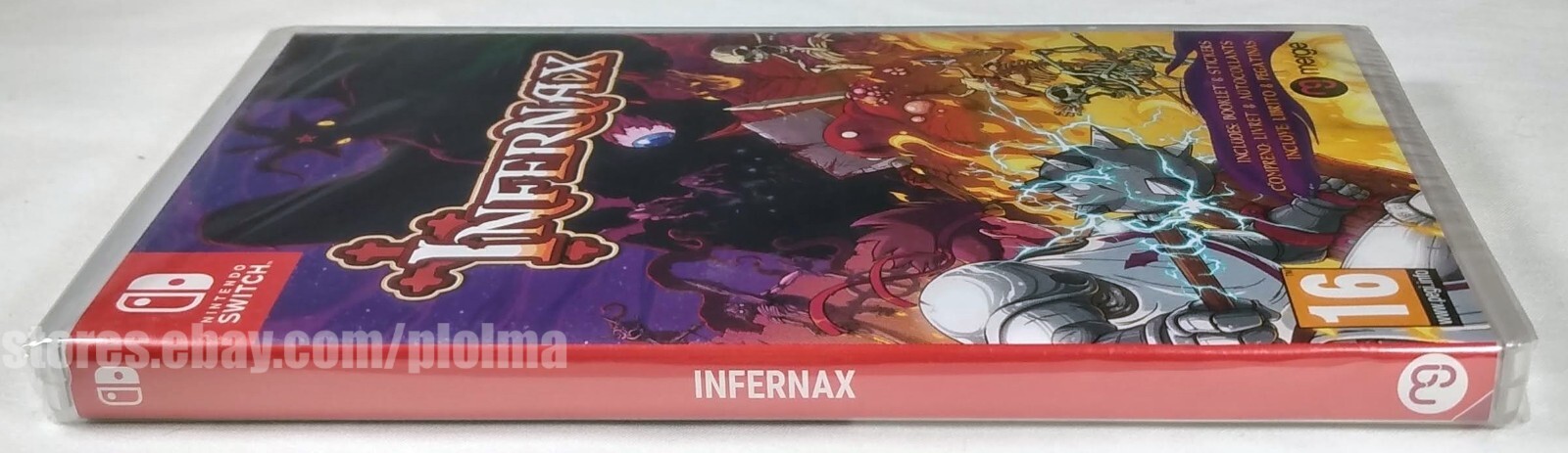 INFERNAX New NINTENDO SWITCH Game inc. Booklet + Stickers EU Release US Seller