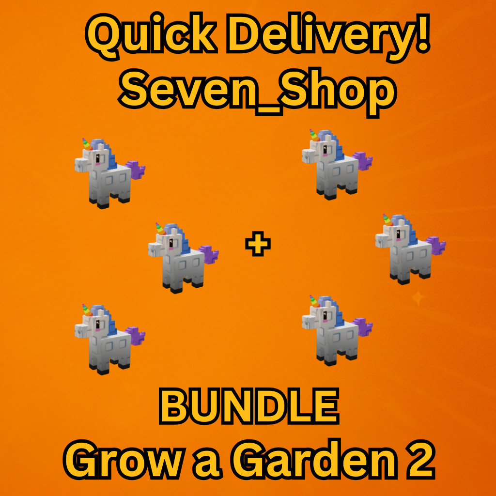 6x Unicorn | Grow a Garden 2 | RARE PETS