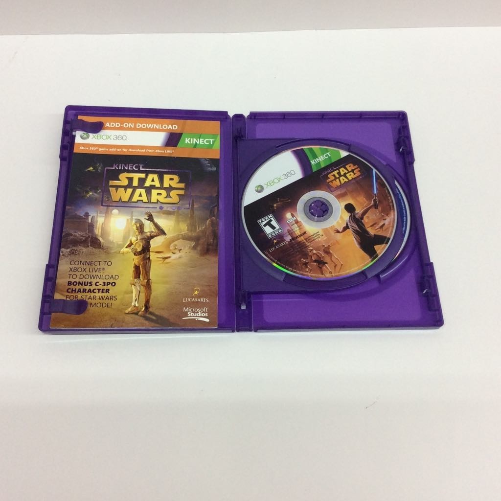 Star Wars Xbox 360 Kinect Complete Tested Free Shipping