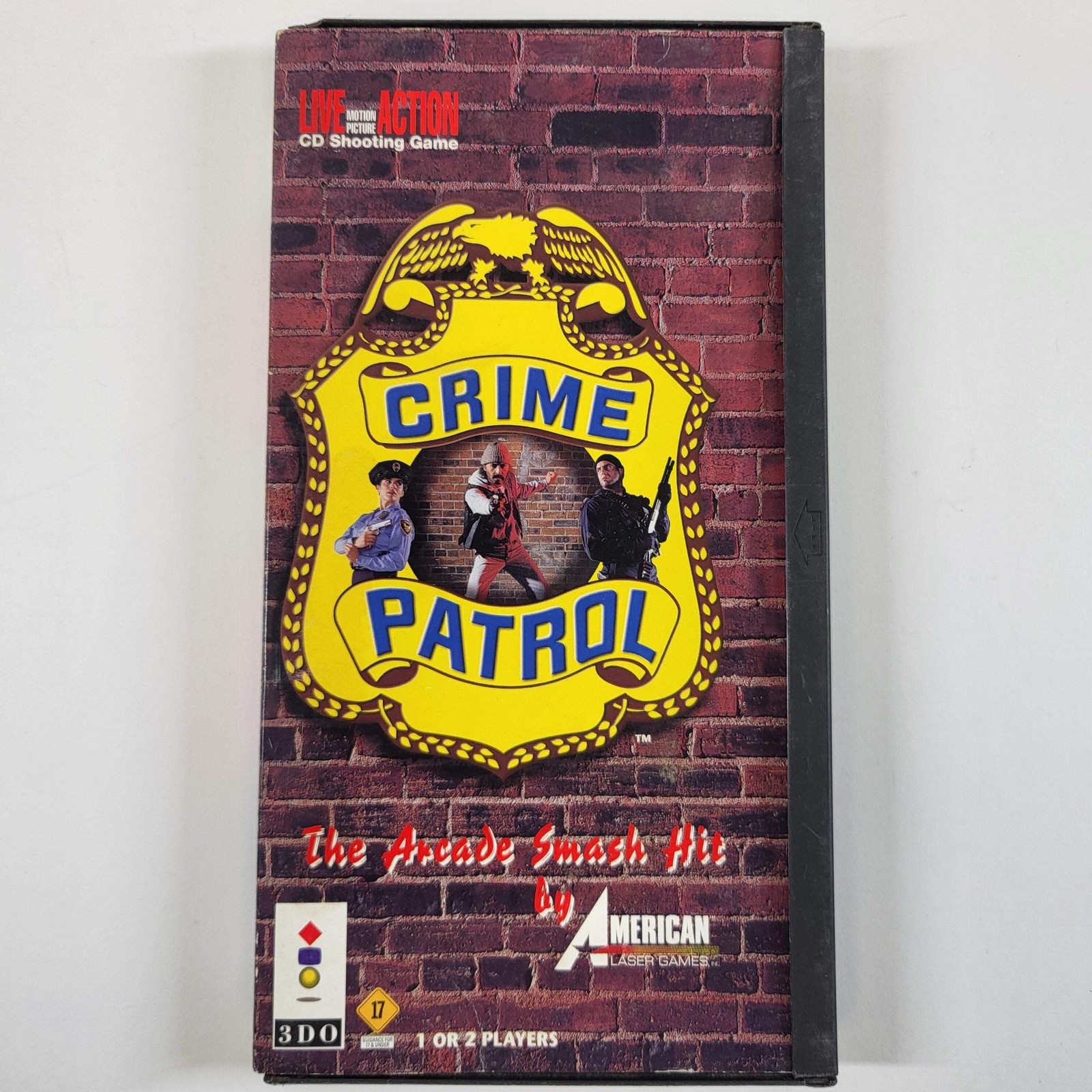 Crime Patrol Panasonic 3DO American Laser Games FMV Interactive Shooter