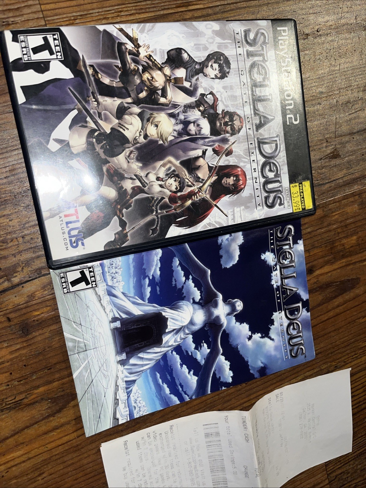 PS2 Stella Deus: The Gate of Eternity PlayStation – CASE & MANUAL ONLY – No GAME
