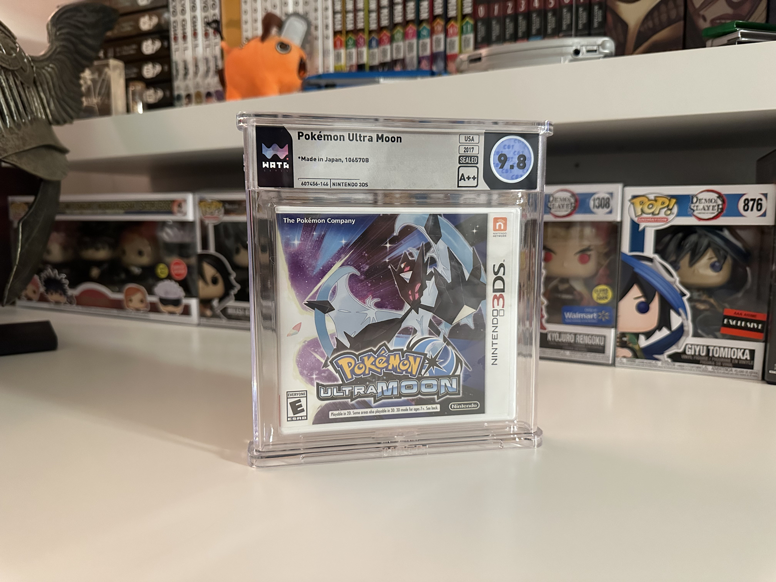Pokémon Ultra Moon – Nintendo 3DS – WATA Graded 9.8 A++, Sealed – US Edition