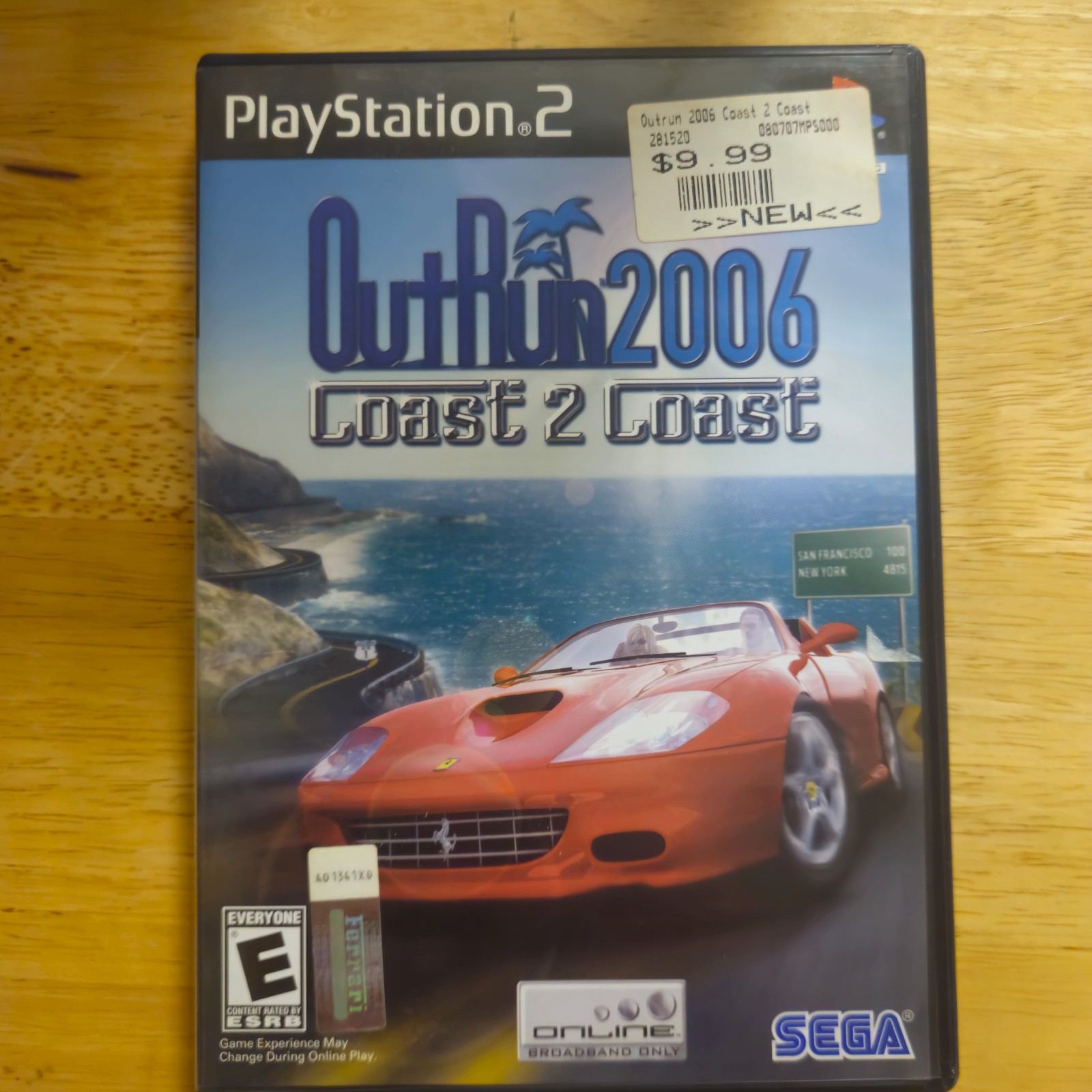 OutRun 2006: Coast 2 Coast (Sony PlayStation 2 PS2) SLUS 21274 W/Instructions