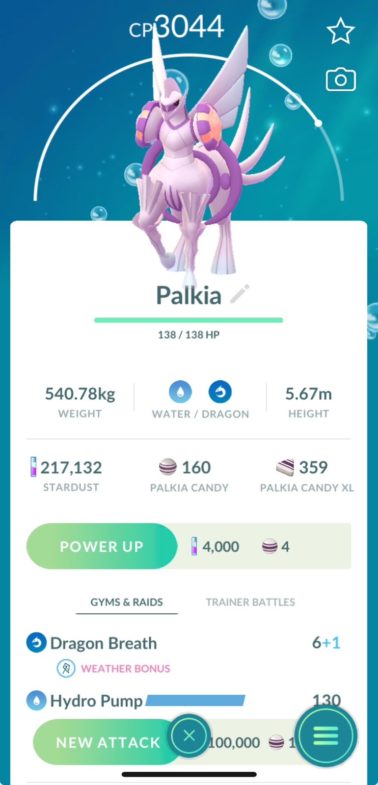 Origin Form Palkia