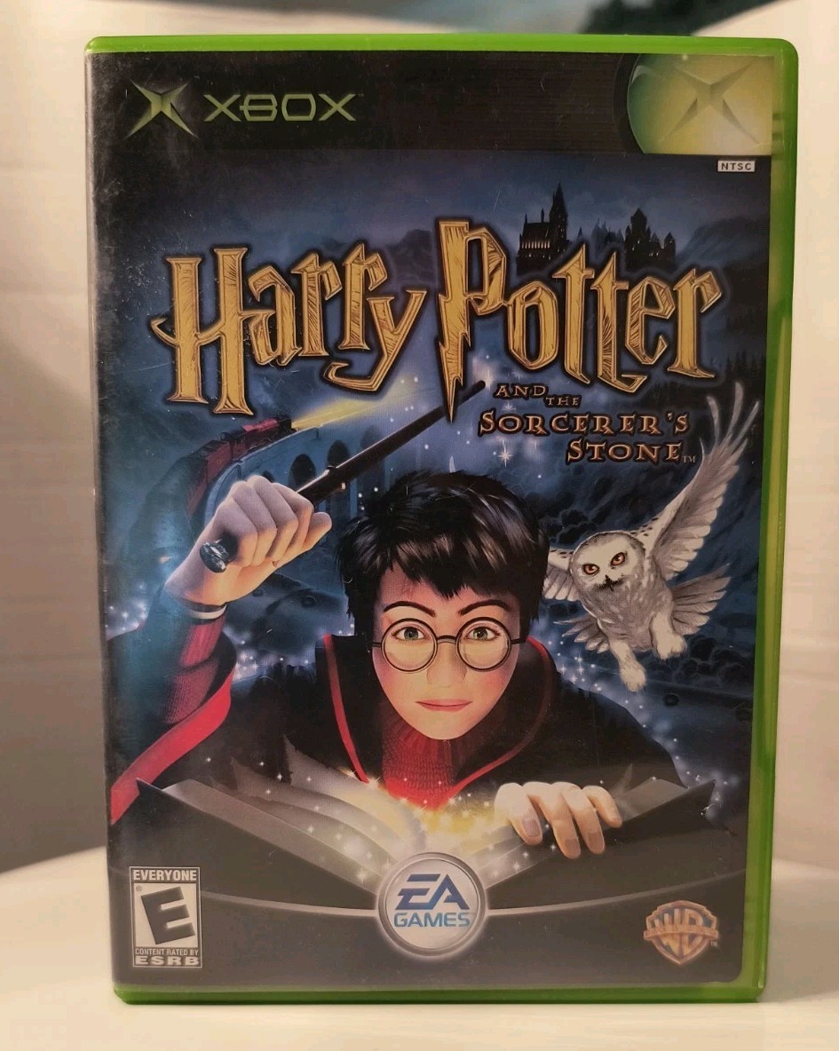 Harry Potter and the Sorcerer’s Stone (Microsoft Xbox, 2003) COMPLETE W/Reg Card