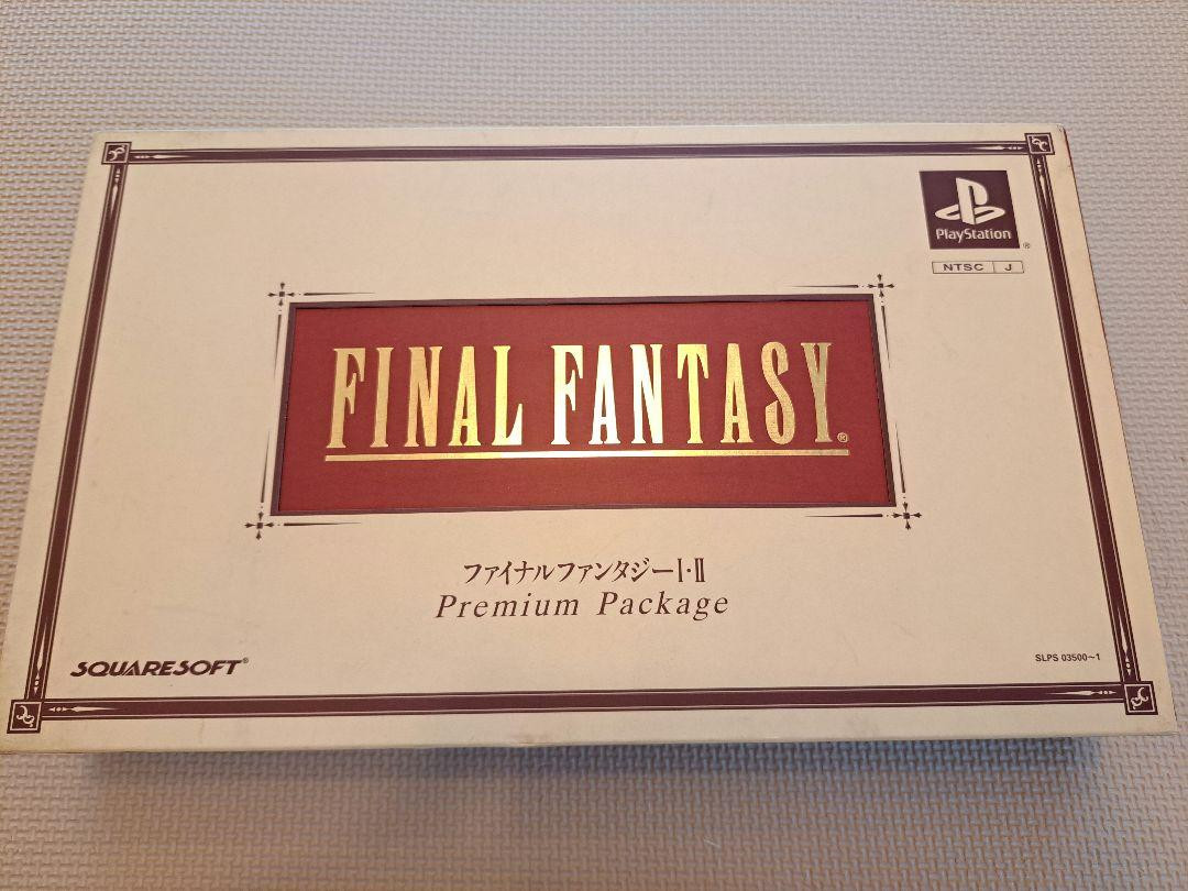 PS1 Final Fantasy 1 ＆ 2 I II Premium Package SQUARE ENIX PlayStation 1 Used