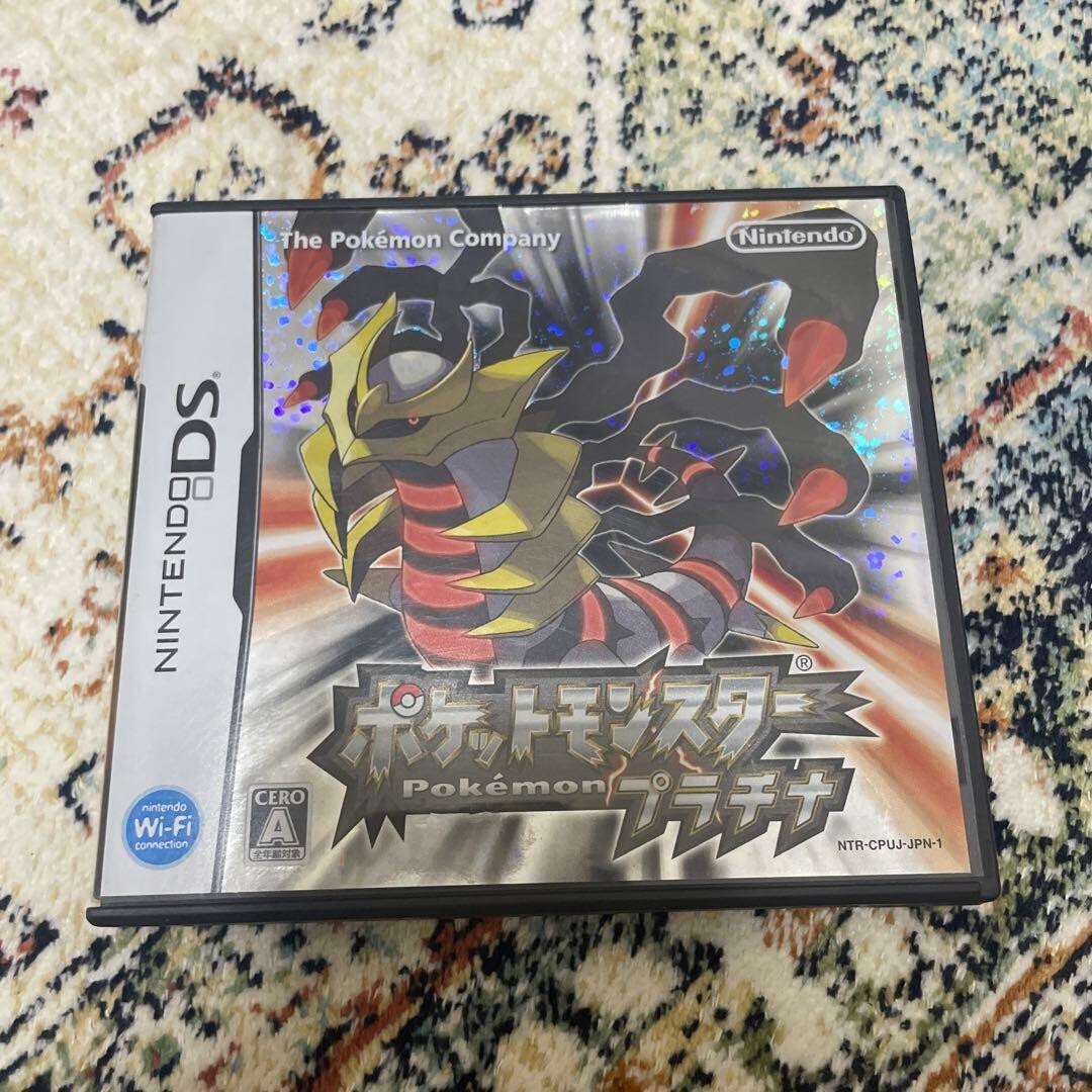 Pokemon Platinum Japan Import Video Game Nintendo DS Box with manual