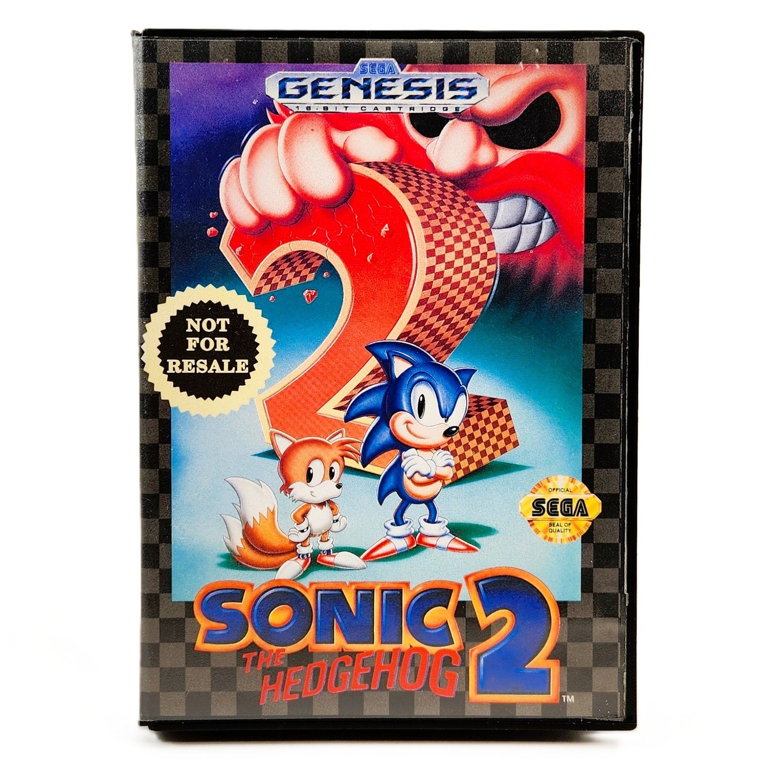 Sonic the Hedgehog 2 [Not for Resale Version] Sega Genesis (CIB, Acceptable)