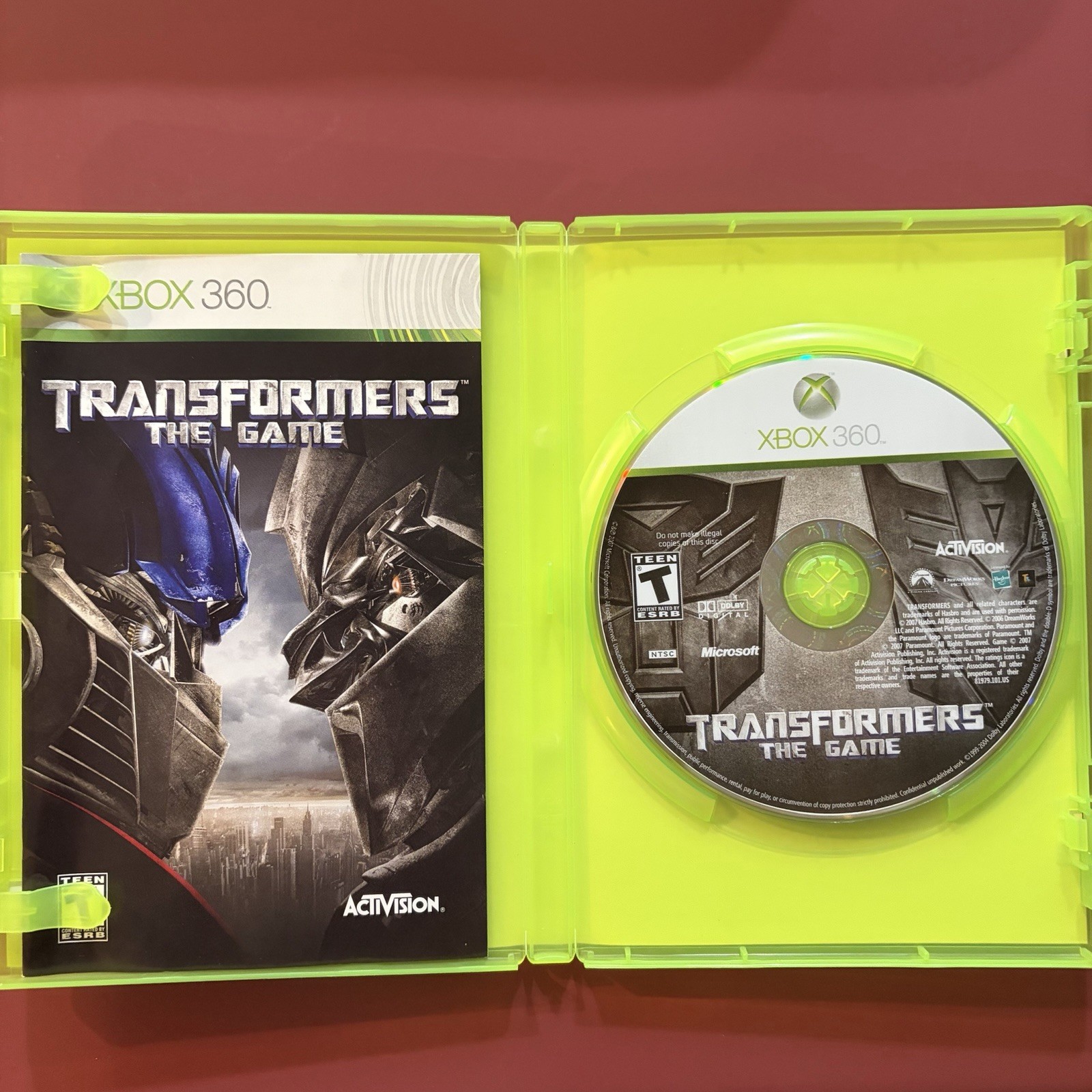 Avatar: The Game (Mattel | Tag Exclusive) (Xbox 360) + Transformers The Game