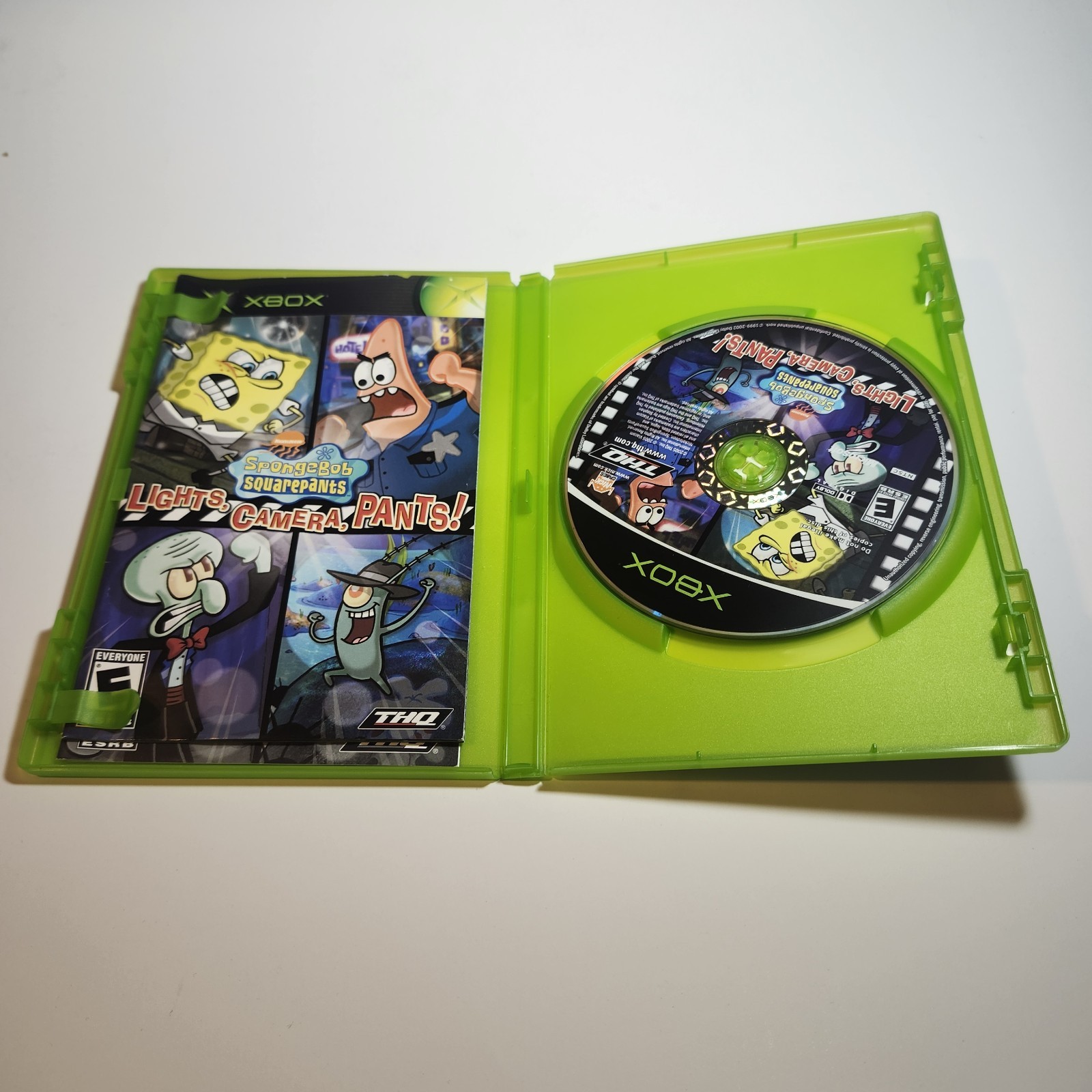 SpongeBob SquarePants: Lights, Camera, Pants w/Manual Xbox Gane