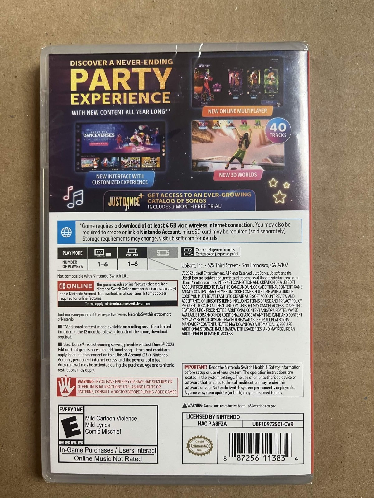 New Just Dance 2023 Edition Nintendo Switch Code In Box No Cartridge Sealed