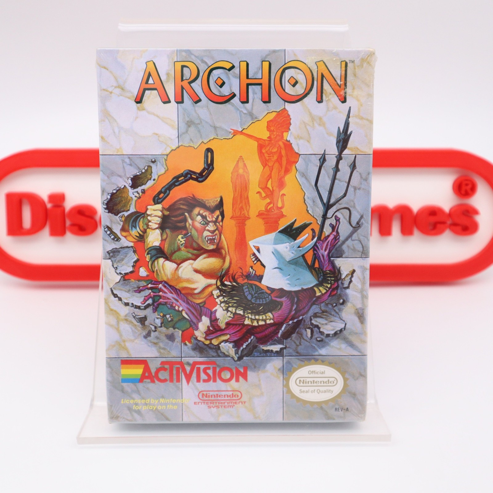 NES Nintendo ARCHON (BATTLE CHESS) – NEW & Factory Sealed with Authentic H-Seam!