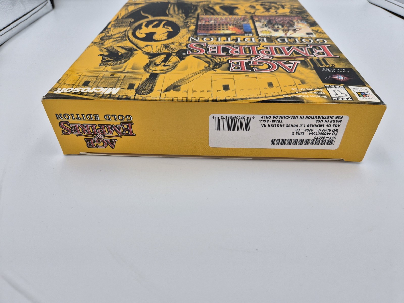Age of Empires: Gold Edition PC CD-ROM CIB Excellent Condition