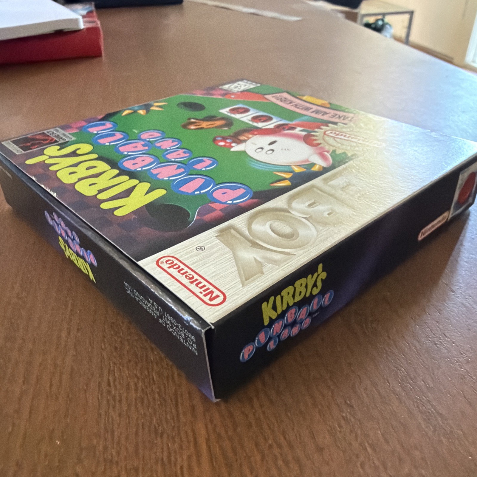 KIRBY’S PINBALL LAND BOX, MANUAL, INSERTS, NO GAME. PLAYERS CHOICE