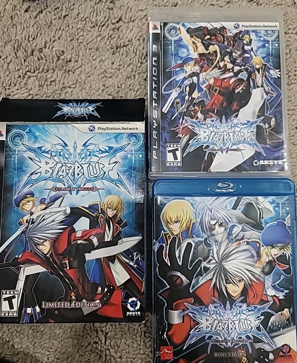 BlazBlue: Calamity Trigger – Limited Edition Sony PlayStation 3, 2009 Fast Ship