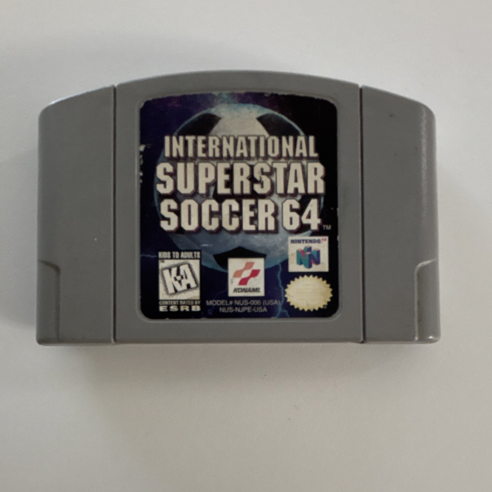 International Superstar Soccer 64 Nintendo 64 Konami Loose Cartridge Only