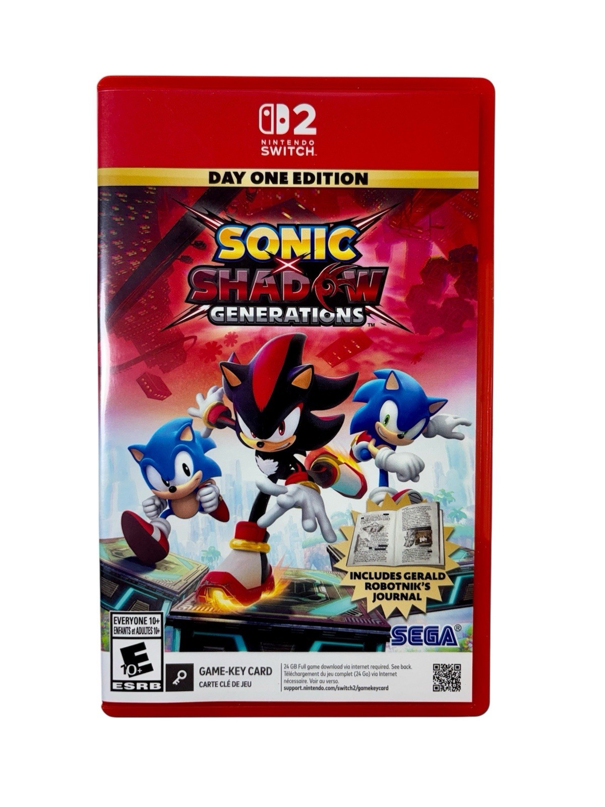 Sonic X Shadow Generations for Nintendo Switch 2 (Game-Key Card) – Day 1 Edition