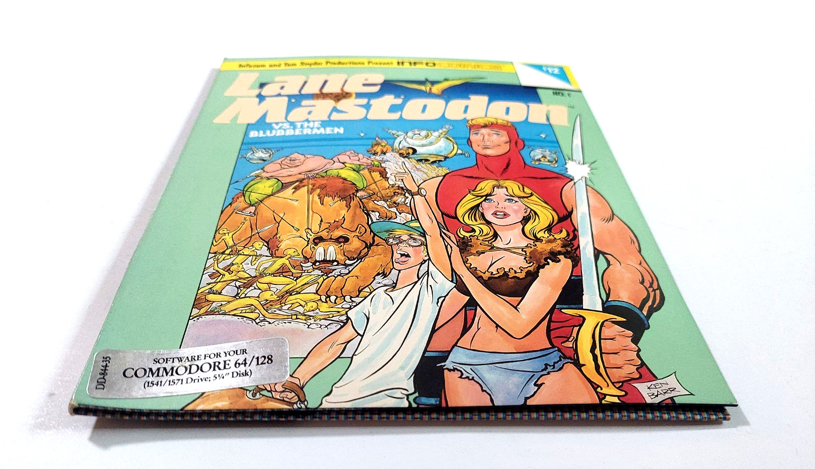 Lane Mastondon Vs. The Blubbermen Commodore 64 1988 Infocom Untested