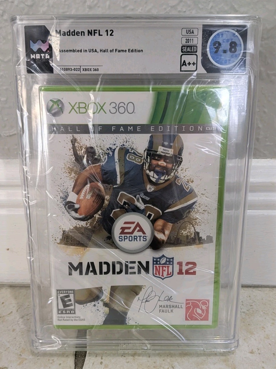Madden NFL 12 Xbox 360 Hall Of Fame Edition New Sealed Graded WATA 9.8 A++