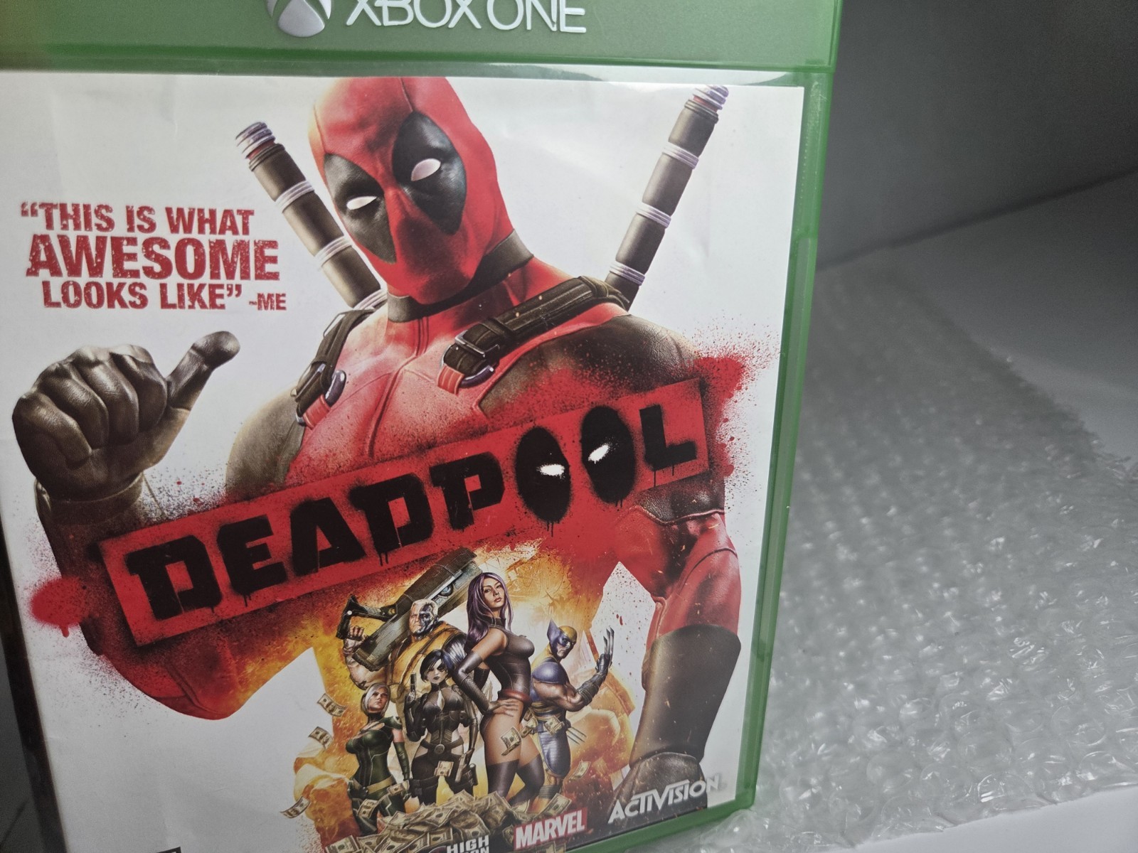 Deadpool Microsoft Xbox One 2015 Complete In Box CIB Tested Marvel High Moon OEM