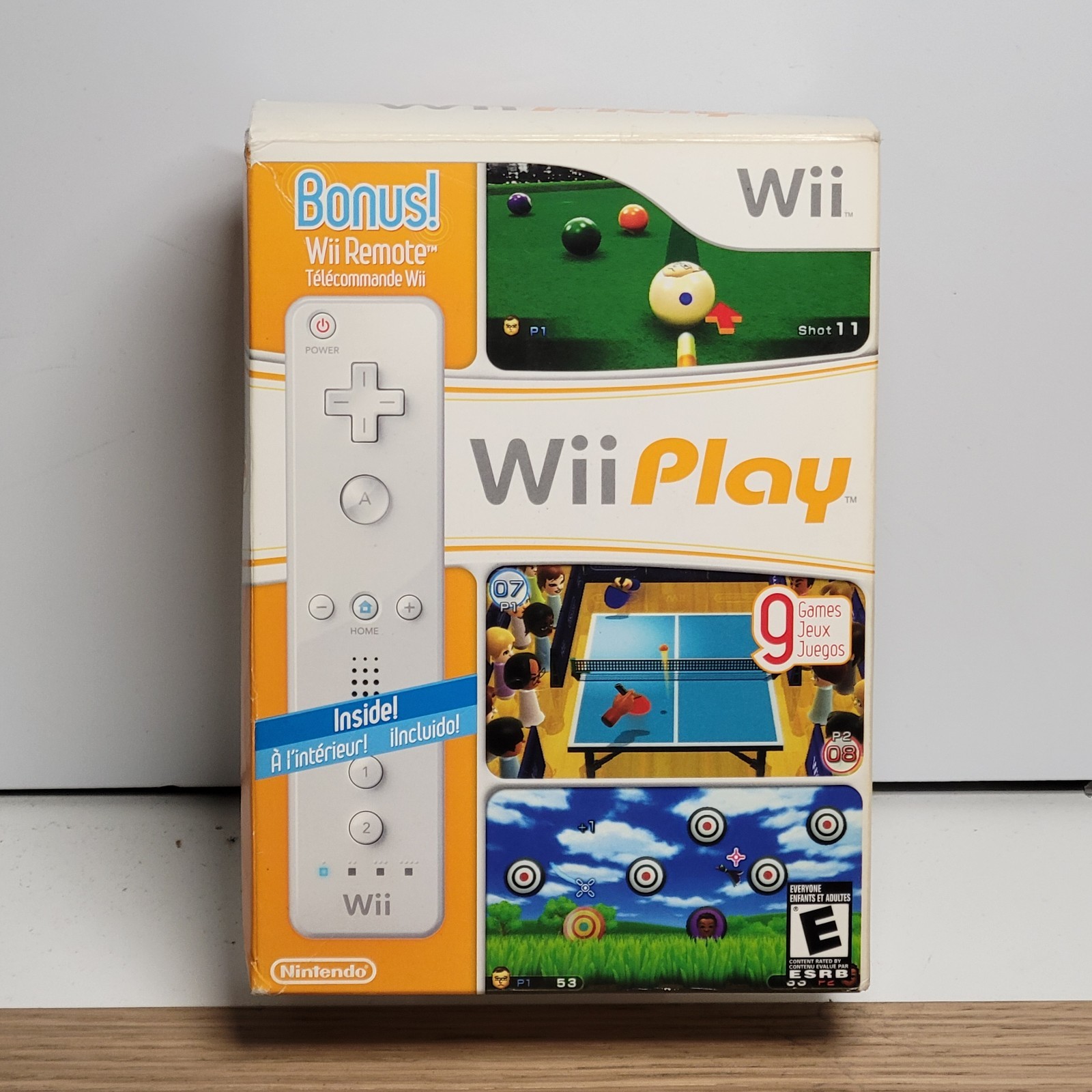 Wii Play | Nintendo Wii Big Box | INSERTS ONLY NO GAME OR CONTROLER