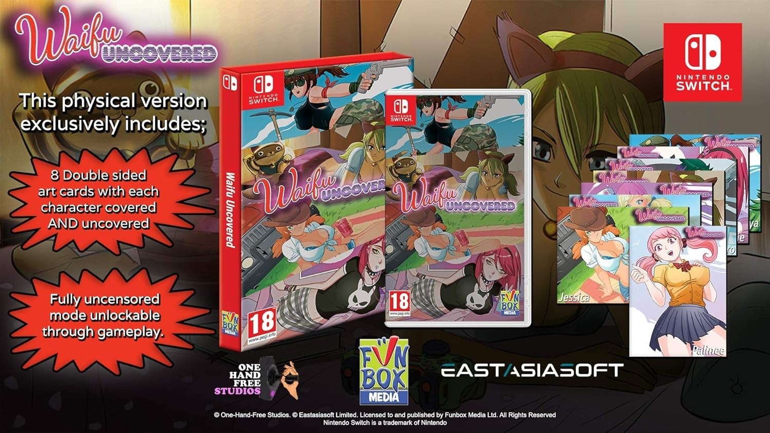Waifu Uncovered Juego Fisico para Consola Nintendo Switch