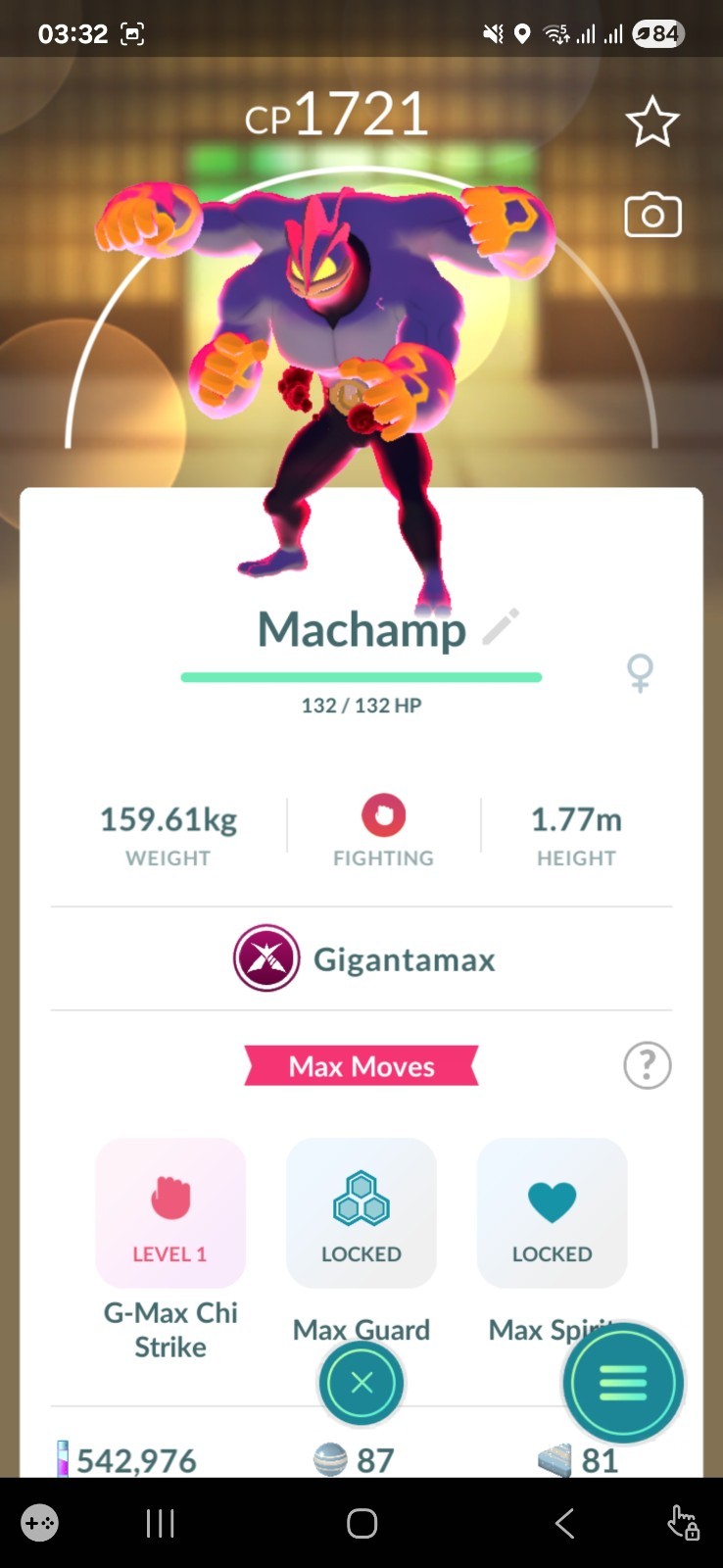 Gigantamax Machamp Pokemon Fast Same Day Go