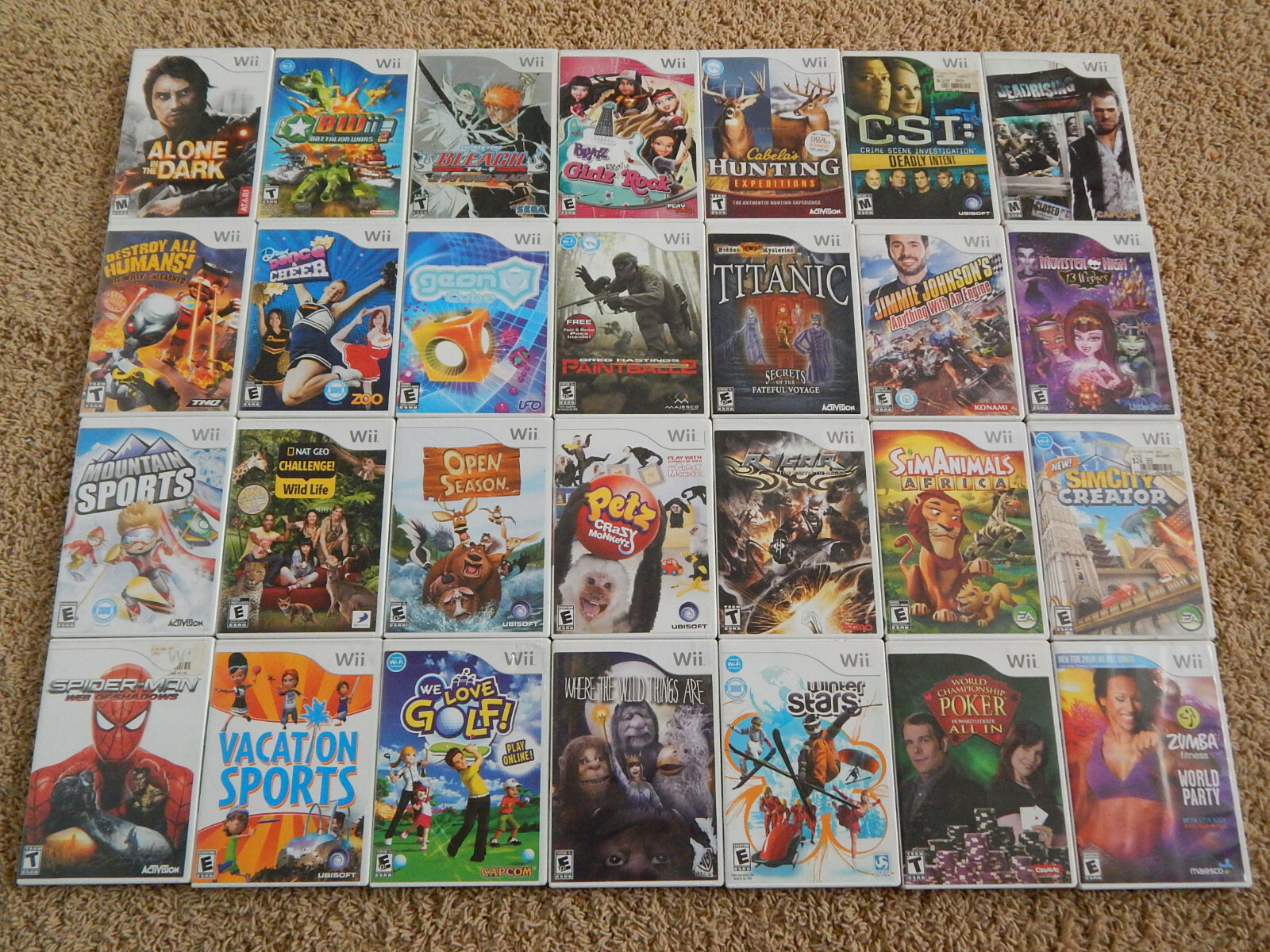Nintendo Wii Games! You Choose from Selection! $6.95 Each! Buy 3 Get 4th FREE!