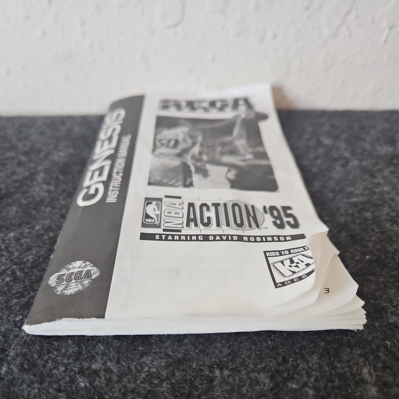 NBA Action ’95 Starring David Robinson (Sega Genesis, 1995)