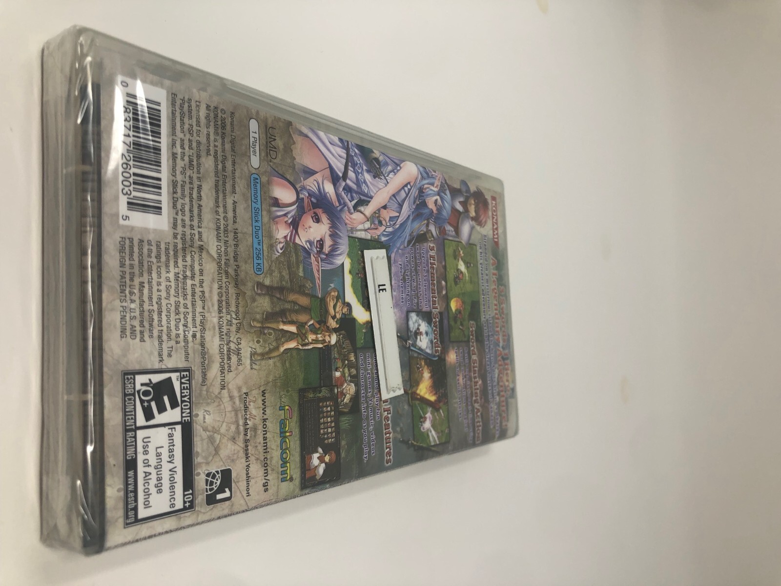 Ys: The Ark of Napishtim  for Sony PSP (PlayStation Portable) BRAND NEW SEALED