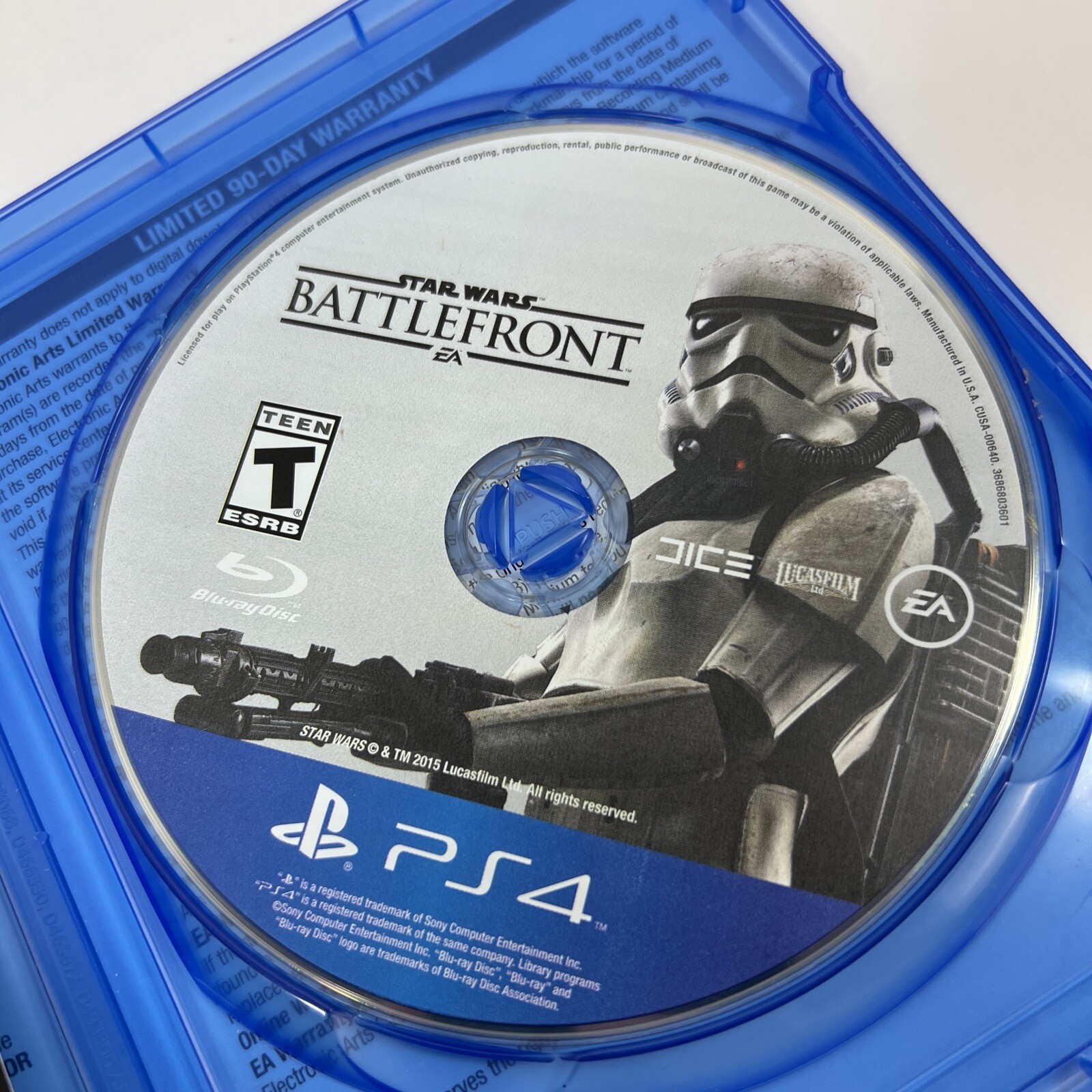 Star Wars: Battlefront (PlayStation 4, 2015) PS4 EA DICE