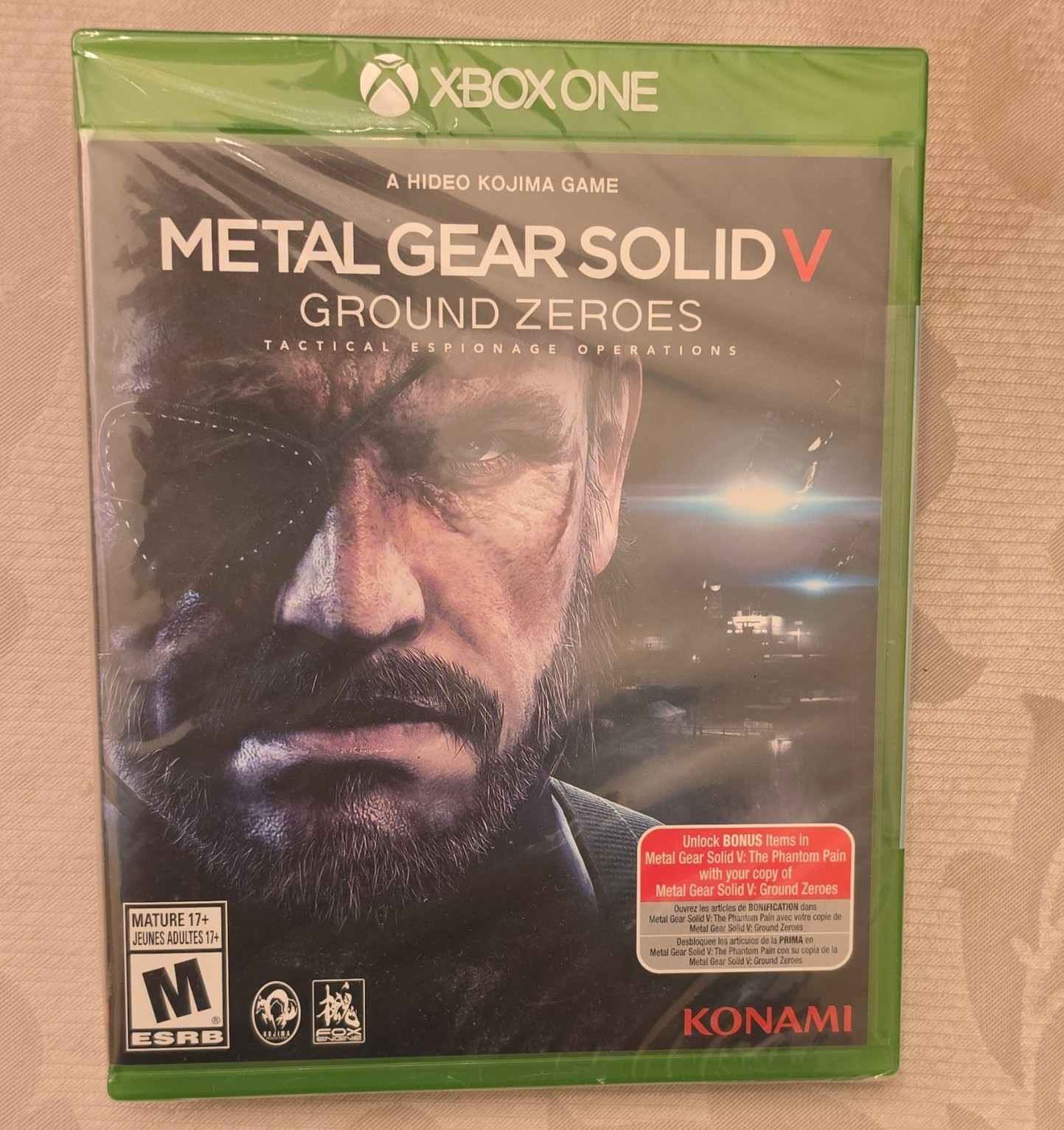 Konami Metal Gear Solid V: Ground Zeroes Xbox One M NTSC-U/C 2014 Mission