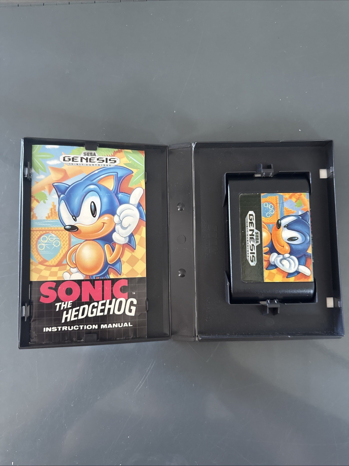 Sonic The Hedgehog (Sega Genesis, 1991) Retail Version, CIB, Great,