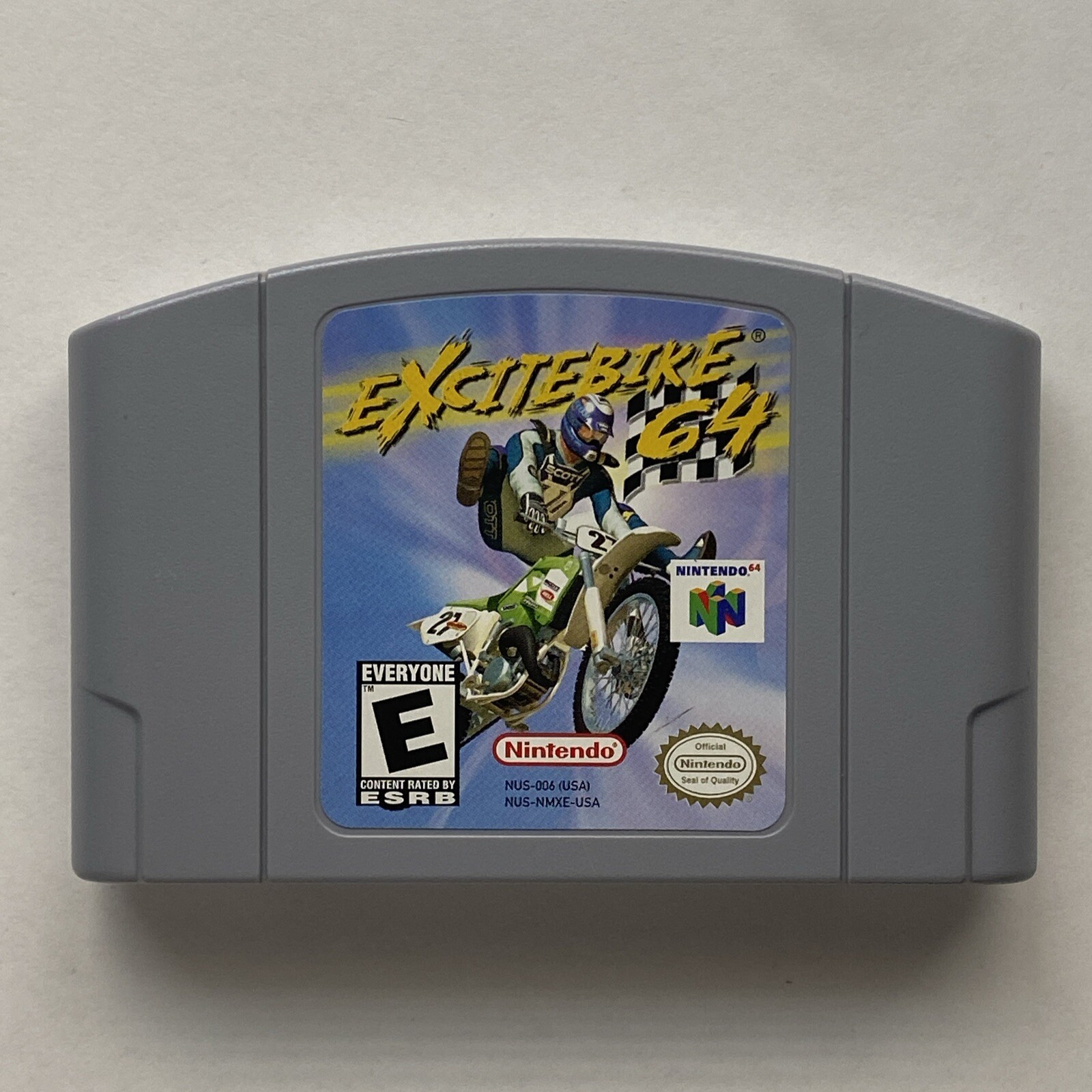 Excitebike 64 (Nintendo 64, 2000) N64 Authentic Cartridge Cleaned Tested Working