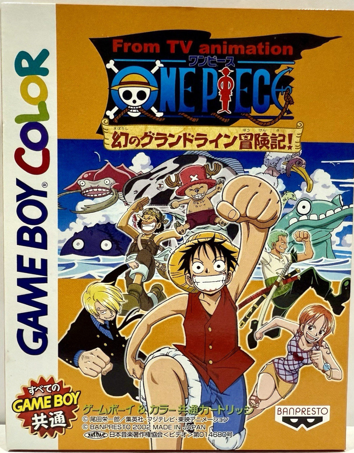 One Piece: Maboroshi no Grand Line Boukenki Japanese Import Game Game Boy Color