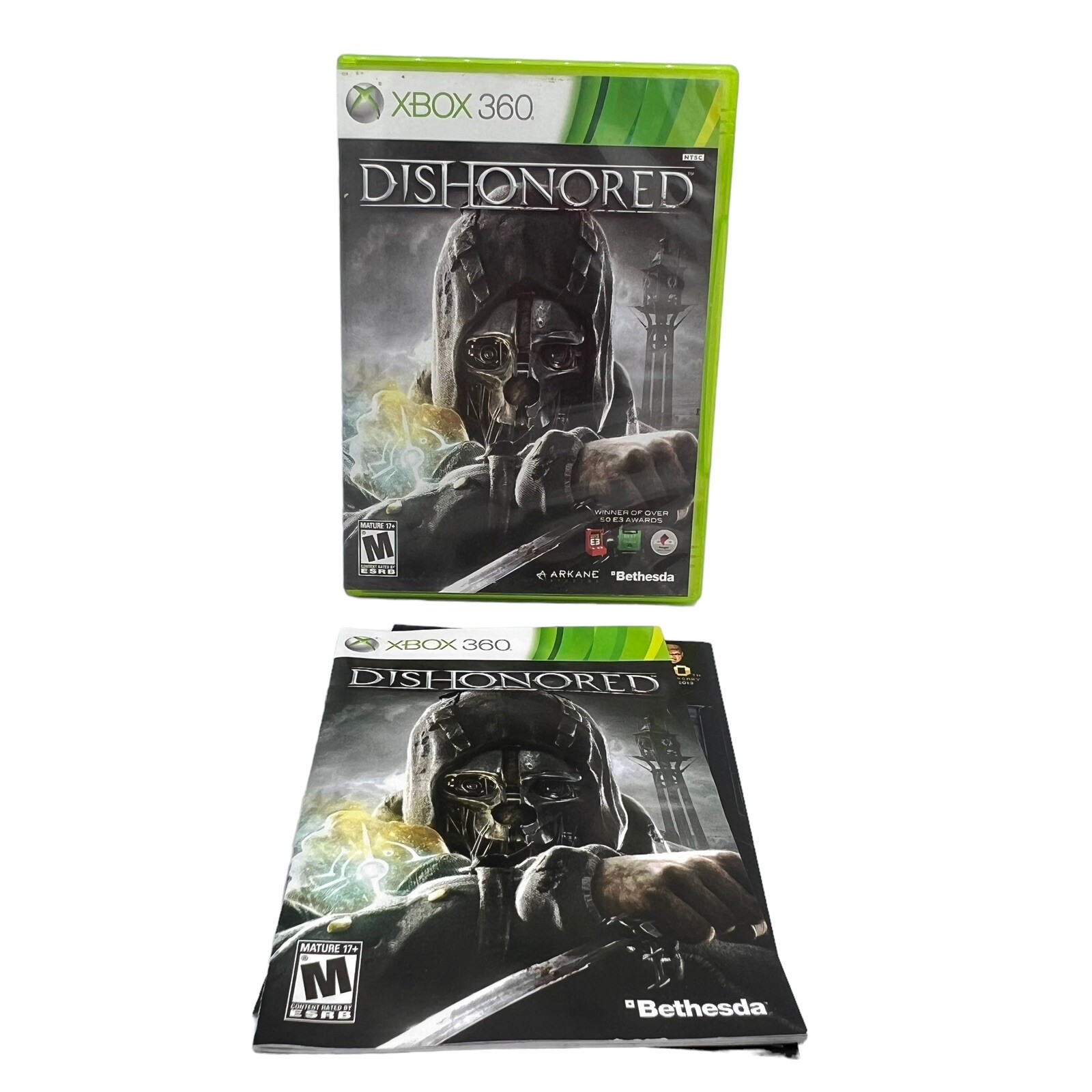 2012 Dishonored Microsoft Xbox 360 Complete in Case Untested