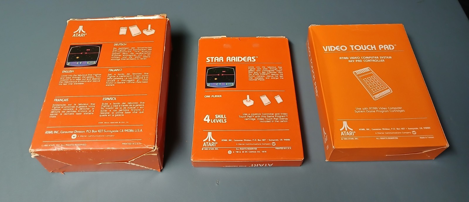 Atari 2600 Star Raiders – Complete In Box (CIB) – With Manual, Catalog & Comic