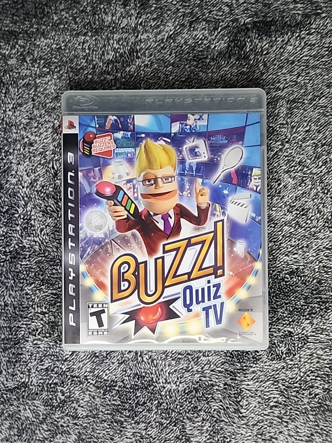 Buzz Quiz TV for Sony Playstation 3 PS3 Tested & Working With Manual