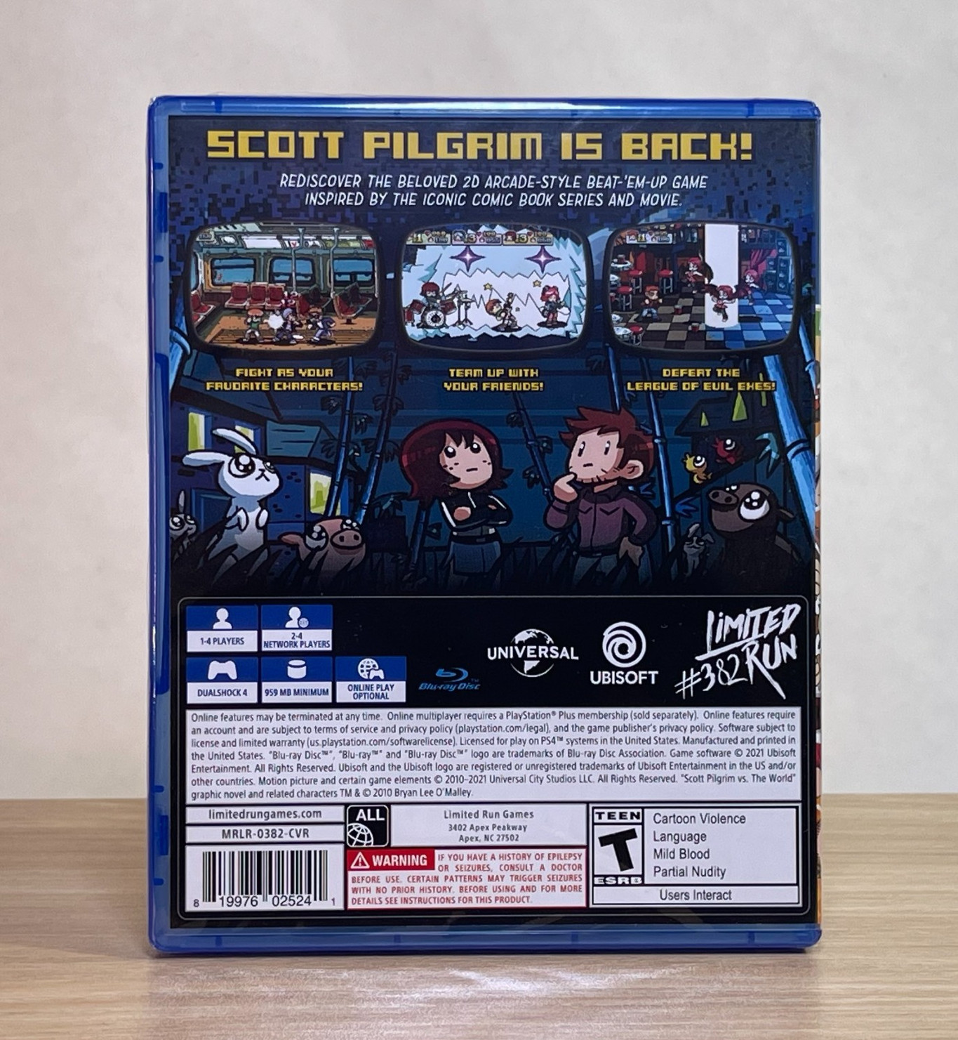 Scott Pilgrim vs. The World: The Game (PS4) [Limited Run #382] [Sealed]