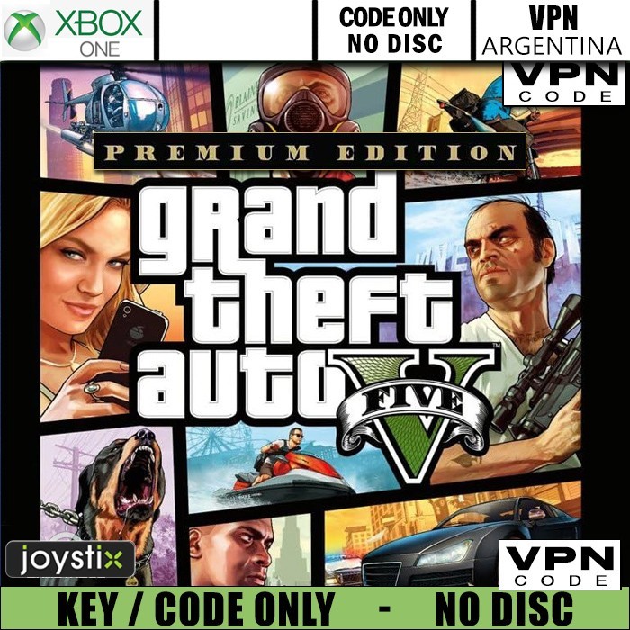 Grand Theft Auto V: Premium Online Edition – Xbox one Key Coed Argentina ☑VPN