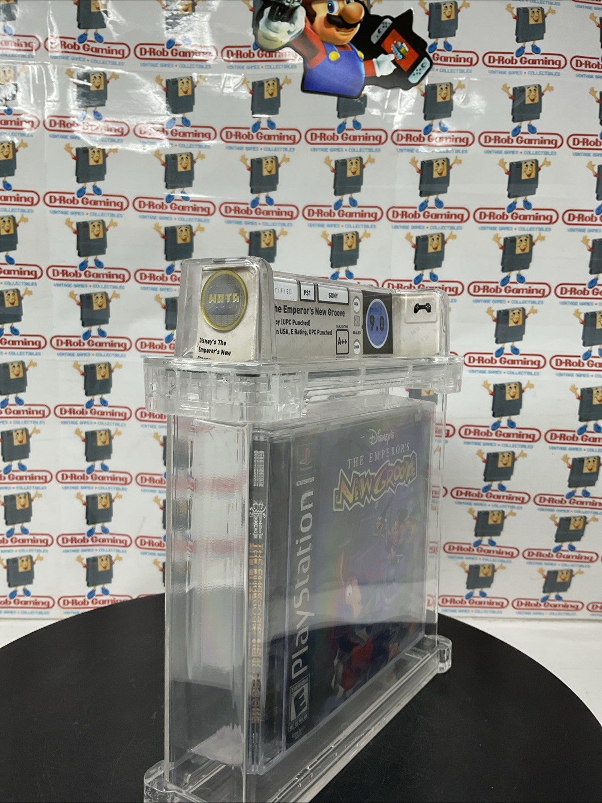 Disney Empreror’s New Groove Nintendo Sony PS1 New Sealed VGA WATA CGC PSA POP 2