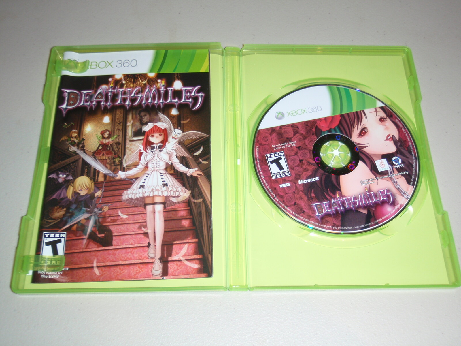 Deathsmiles Xbox 360 Game Complete w/ Manual Death Smiles