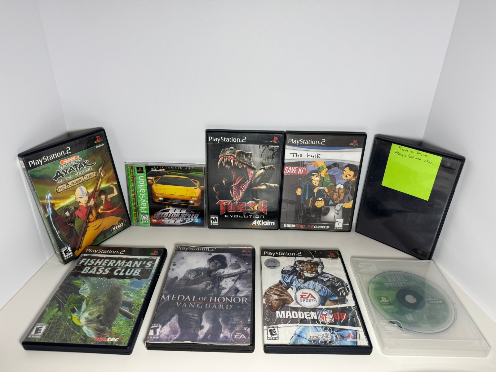 PlayStation PS2 & PS1 Game Lot – 9 Games – Tested – Mixed CIB & Disc Only