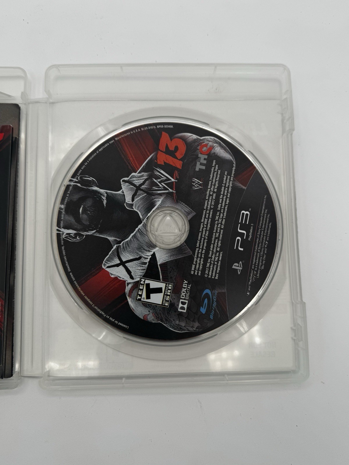 WWE 13 AUSTIN 3:16 EDITION PS3 PLAYSTATION 3 STONE COLD Photo Insert RARE CIB