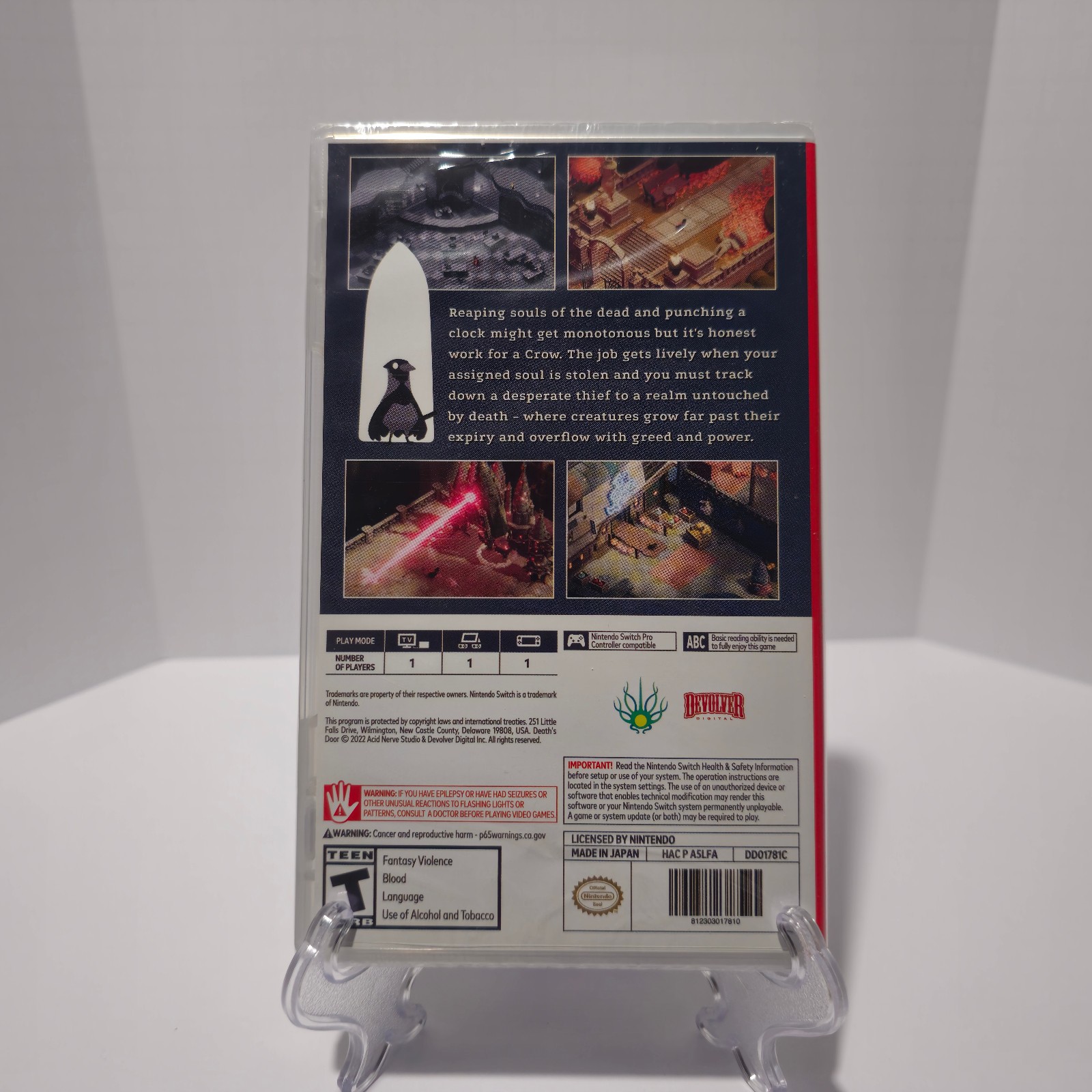 Death’s Door – Nintendo Switch – New/Sealed – ESRB – Devolver Digital