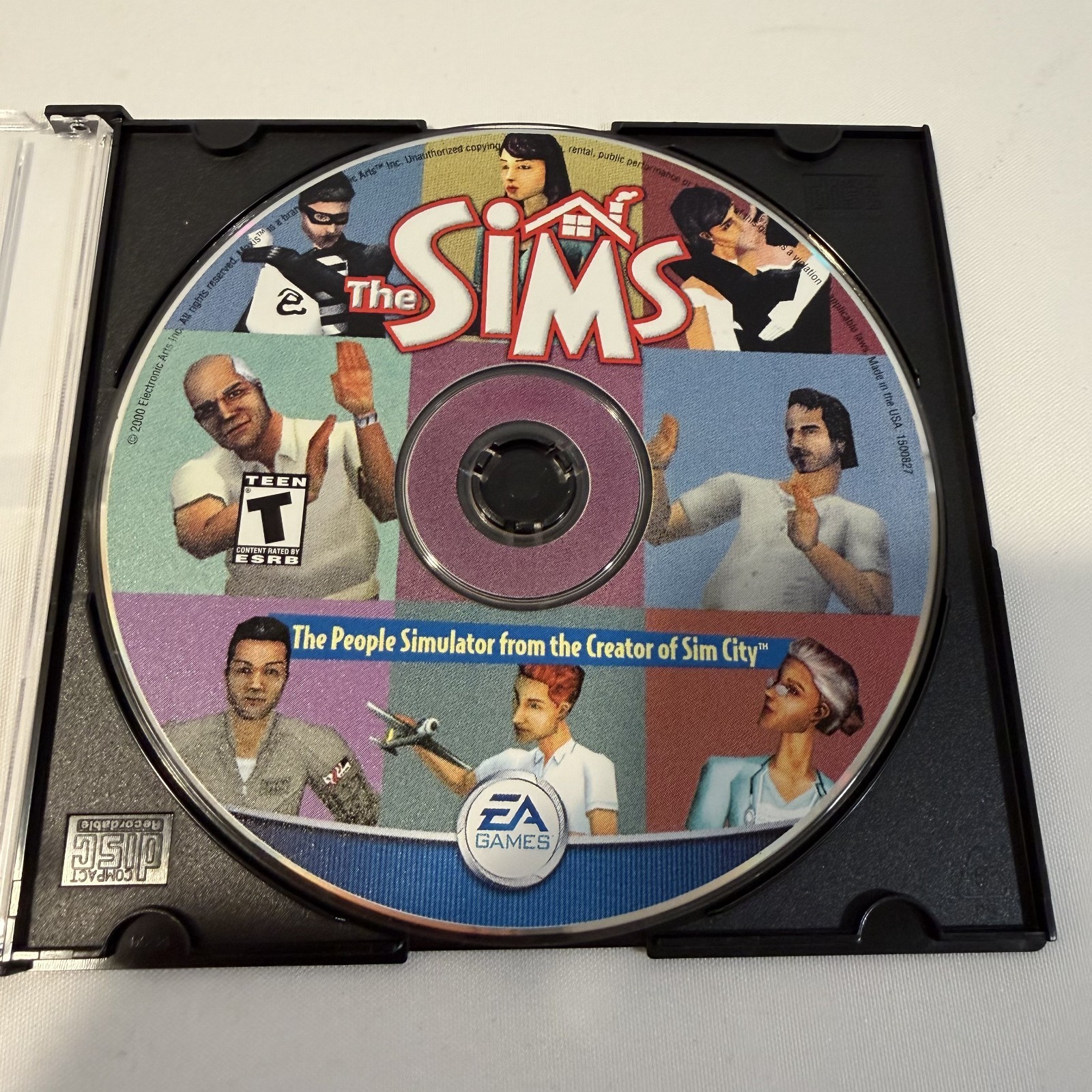 The Sims PC CD-ROM Life Simulation Strategy Video Game Disc Only