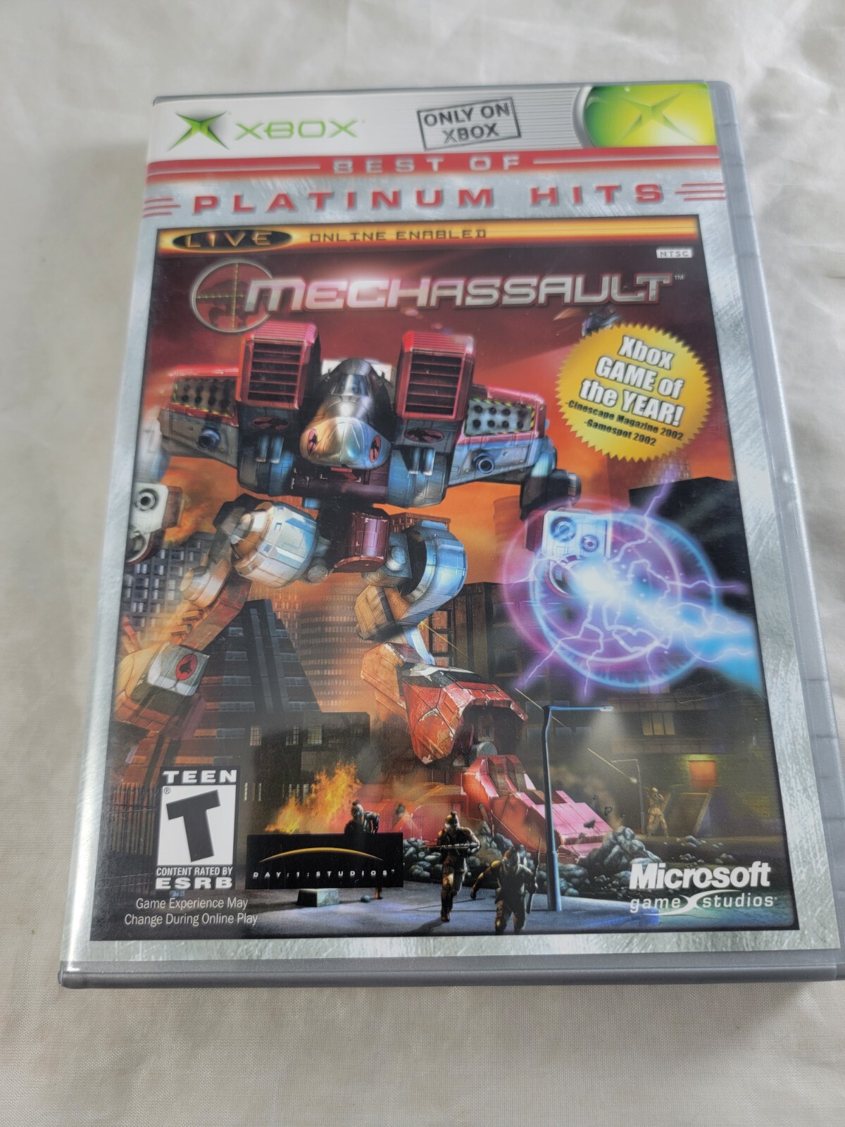 MechAssault (Microsoft Xbox, 2002) CIB Tested Excellent Condition