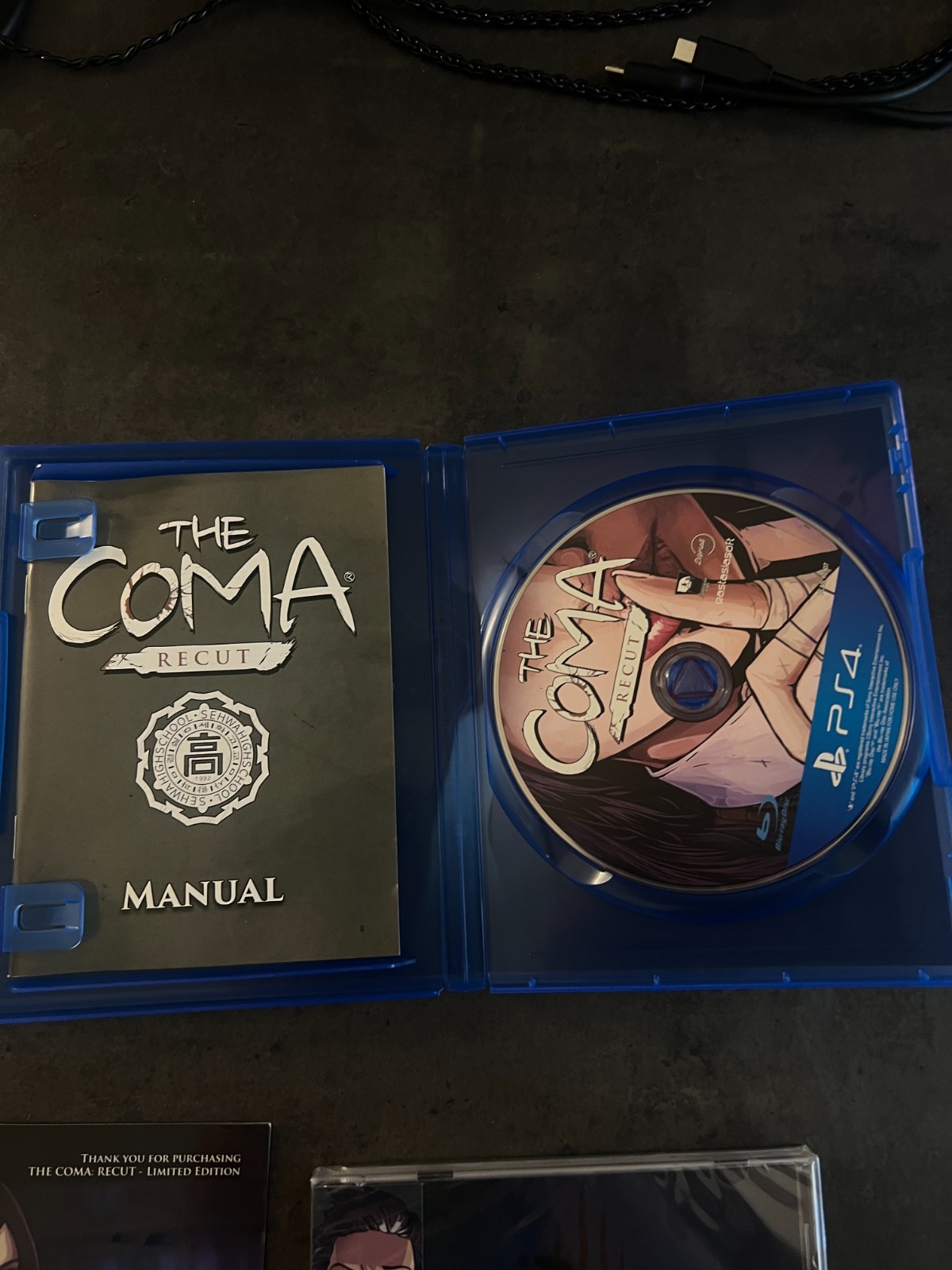 The Coma: Recut Limited Edition (PlayStation 4, PS4) Sealed CD Soundtrack