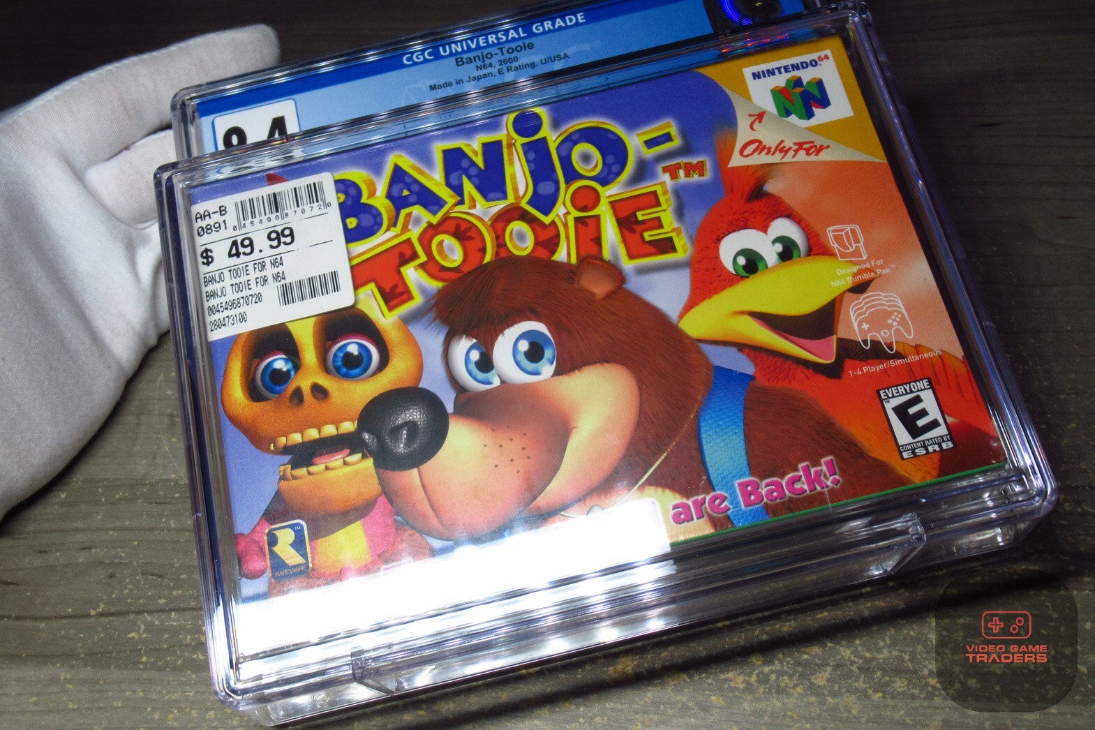 CGC 9.4 A++ – Banjo-Tooie Nintendo 64, N64 2000 NEW! – RARE!
