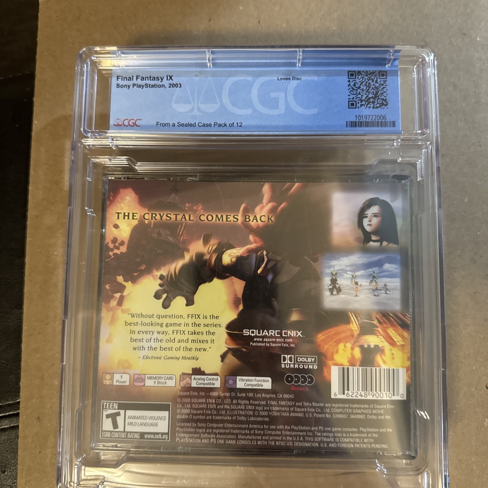 Final Fantasy IX Sony PlayStation 1 Greatest Hits Sealed CGC 9.2